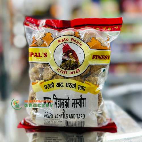 Maas Pidaloo Masyaura (Dried Lentils & Taro)